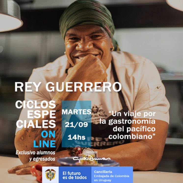 Charla Magistral y demo Chef colombiano Rey Guerrero